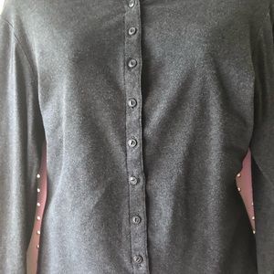 The Limited dark grey button down Cardigan Size L